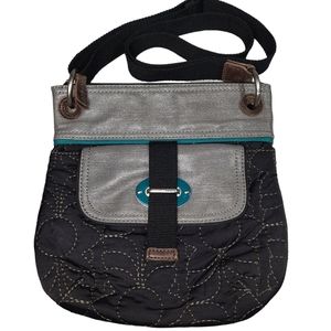 Fossil Key-Per Quilted Crossbody Bag